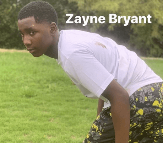 His half-brother, Zayne Bryant